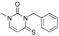 2(1H)-pyrimidinone,3,4-dihydro-1-methyl-3-(phenylmethyl)-4-thioxo- Structure,61686-75-7Structure