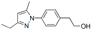 Benzeneethanol, 4-(3-ethyl-5-methyl-1h-pyrazol-1-yl)-(9ci) Structure,616879-53-9Structure