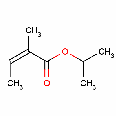 Isopropyl 2-methylisocrotonate Structure,61692-76-0Structure