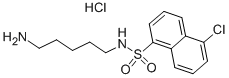 N-(5-aminopentyl)-5-chloro-1-naphthalenesulfonamide hydrochloride Structure,61714-24-7Structure