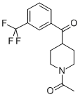 1-Acetyl-4-(3-trifluoromethylbenzoyl)-piperidine Structure,61714-98-5Structure