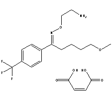 Fluvoxamine maleate Structure,61718-82-9Structure