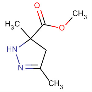 1H-pyrazole-5-carboxylic acid,4,5-dihydro-3,5-dimethyl-,methyl ester Structure,61720-45-4Structure