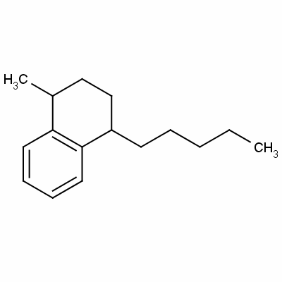 1,2,3,4-Tetrahydro-1-methyl-4-pentylnaphthalene Structure,61761-57-7Structure