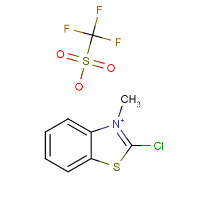 苯并噻唑IUM, 2-氯-3-甲基-, 1,1,1-三氟甲烷磺酸盐 (1:1)结构式_61765-15-9结构式