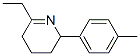 Pyridine, 6-ethyl-2,3,4,5-tetrahydro-2-(4-methylphenyl)-(9ci) Structure,617714-06-4Structure