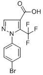 1-(4-Bromophenyl)-5-(trifluoromethyl)-1h-pyrazole-4-carboxylic acid Structure,618070-63-6Structure