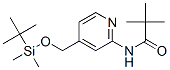 N-[4-(叔丁基二甲基硅氧基甲基)-吡啶-2-基]-2,2-二甲基丙胺结构式_618107-92-9结构式