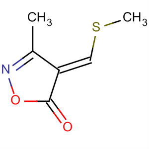 5(4H)-isoxazolone,3-methyl-4-[(methylthio)methylene]-,(e)-(9ci) Structure,61861-35-6Structure