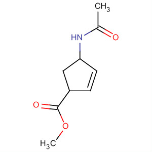 (1R,4s)-rel-4-(乙酰基氨基)-2-环戊烯-1-羧酸甲酯结构式_61865-49-4结构式