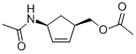 (Cis)-4-acetamidocyclopent-2-ene methyl acetate Structure,61865-50-7Structure