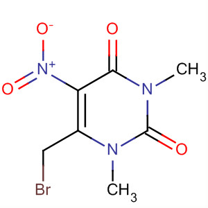 6-(溴甲基)-1,3-二甲基-5-硝基嘧啶-2,4(1H,3H)-二酮结构式_61885-26-5结构式