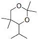 4-异丙基-2,2,5,5-四甲基-1,3-二噁烷结构式_61920-45-4结构式