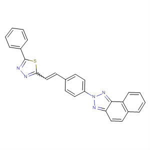 2-[4-(2H-naphtho[1,2-d]triazol-2-yl)styryl ]-5-phenyl-1,3,4-thiadiazole Structure,61921-37-7Structure