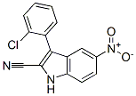 3-(2-Chlorophenyl)-5-nitro-1h-indole-2-carbonitrile Structure,62039-78-5Structure