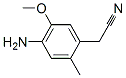 Benzeneacetonitrile, 4-amino-5-methoxy-2-methyl-(9ci) Structure,620604-73-1Structure