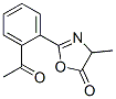 5(4H)-oxazolone,2-(2-acetylphenyl)-4-methyl- Structure,62100-37-2Structure