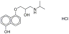 5-[2-羟基-3-(异丙基氨基)丙氧基]萘-1-醇盐酸盐结构式_62117-35-5结构式