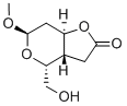 (3As,4r,6r,7as)-tetrahydro-4-hydroxymethyl-6-methoxy-4h-furo[3,2-c]pyran-2(3h)-one Structure,62158-33-2Structure