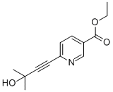 Ethyl 6-[(3-methyl-3-hydroxy)butyn-1-yl]nicotinate Structure,622374-63-4Structure