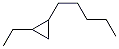 1-Ethyl-2-pentylcyclopropane Structure,62238-08-8Structure