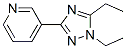 Pyridine, 3-(1,5-diethyl-1h-1,2,4-triazol-3-yl)-(9ci) Structure,622403-82-1Structure