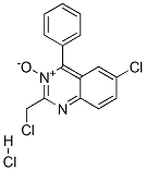 6-Chloro-2-chloromethyl-4-phenylquinazoline3-oxidehydrochloride Structure,62299-17-6Structure