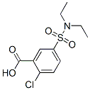 2-Chloro-5-diethylsulfamoyl-benzoic acid Structure,62310-17-2Structure