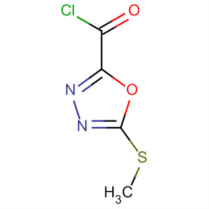 5-(Methylthio)-1,3,4-oxadiazole-2-carbonyl chloride Structure,62373-33-5Structure