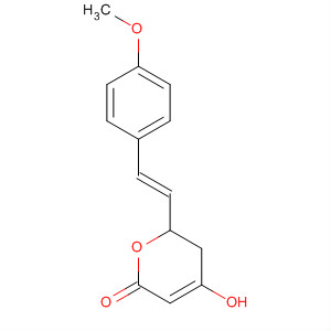 (E)-5,6-dihydro-4-hydroxy-6-[2-(4-methoxyphenyl)ethenyl]-2h-pyran-2-one Structure,62378-65-8Structure