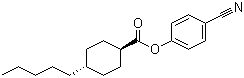 Cyanophenyl pentylcyclohexanecarboxylate Structure,62439-35-4Structure