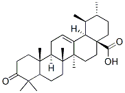 3-氧代-12-烯-28-乌苏酸结构式_6246-46-4结构式