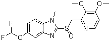 N-methyl pantoprazole, mixture of 1 and 3 isomers Structure,624742-53-6Structure