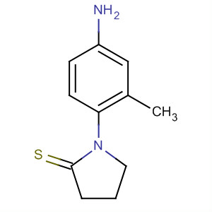 1-(4-氨基-2-甲基苯基)-2-吡咯烷硫酮结构式_625102-14-9结构式