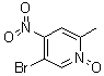 Pyridine, 5-bromo-2-methyl-4-nitro-, 1-oxide Structure,62516-08-9Structure