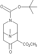 (1R,5s)-9-methyl-7-oxo-3,9-diazabicyclo [3,3,1]-nonane-3,6-dicarboxylic acid, 3-(1,1-dimethyl-ethyl)-6-methyl ester Structure,625434-90-4Structure