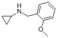 N-(2-甲氧基苄基)环丙胺结构式_625437-49-2结构式