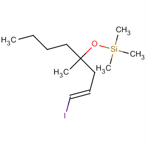 Silane, [[1-(3-iodo-2-propenyl)-1-methylpentyl]oxy]trimethyl- Structure,62555-05-9Structure