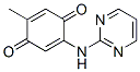 (9ci)-2-甲基-5-(2-嘧啶氨基)-2,5-环己二烯-1,4-二酮结构式_625839-81-8结构式