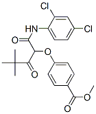 Methyl 4-[1-[[(2,4-dichlorophenyl)amino]carbonyl]-3,3-dimethyl-2-oxobutoxy]benzoate Structure,62609-84-1Structure