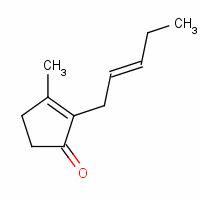 2-Cyclopenten-1-one, 3-methyl-2-(2-pentenyl)-, (e)- Structure,6261-18-3Structure