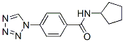 Benzamide, n-cyclopentyl-4-(1h-tetrazol-1-yl)-(9ci) Structure,626216-07-7Structure