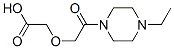 Acetic acid, [2-(4-ethyl-1-piperazinyl)-2-oxoethoxy]-(9ci) Structure,626223-93-6Structure