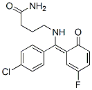 (E)-4-((4-chlorophenyl)(5-fluoro-2-hydroxyphenyl)methyleneamino)butanamide Structure,62666-20-0Structure