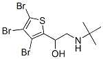 2-Tert-butylamino-1-(3,4,5-tribromo-2-thienyl)ethanol Structure,62673-62-5Structure