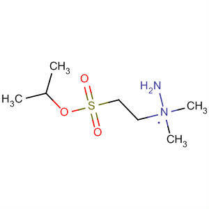 2-(2,2-二甲基肼基)乙烷磺酸异丙酯结构式_62692-71-1结构式