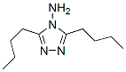 3,5-Dibutyl-1,2,4-triazol-4-ylamine Structure,62695-58-3Structure