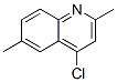 4-Chloro-2,6-dimethylquinoline Structure,6270-08-2Structure