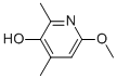 (9ci)-6-甲氧基-2,4-二甲基-3-羟基吡啶结构式_627098-09-3结构式