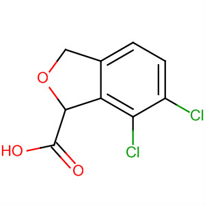 6,7-Dichloro-2,3-dihydro-2-benzofurancarboxylic acid Structure,62717-17-3Structure